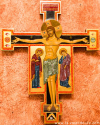 Icône Christ en croix