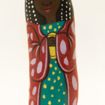 Le roi mage Balthazar en santon galet – la Vie en Douce de Martine Gaussen Balthazar fait partie des santons nature des rois mages