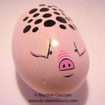 Santon galet animal cochon de la ferme