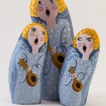 Les Anges en santons galet se regroupent pour feter la naissance de Jesus !