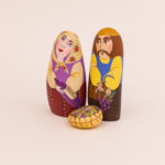 Vendangeur et vigneronne