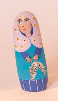 Le santon la poissonnière Le santon la poissonnière