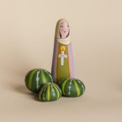 Le santon la dame à la chandelle