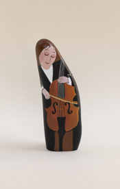 Le santon la violoncelliste